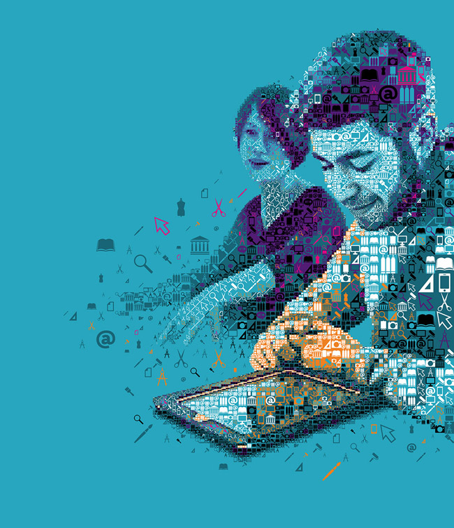 ILLUSTRATION022 Values+ campaign for AKTO College