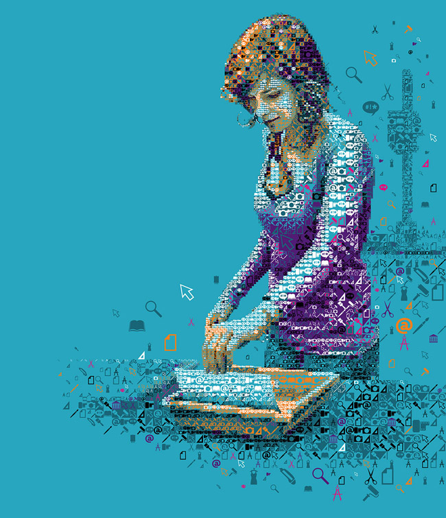 ILLUSTRATION032 Values+ campaign for AKTO College