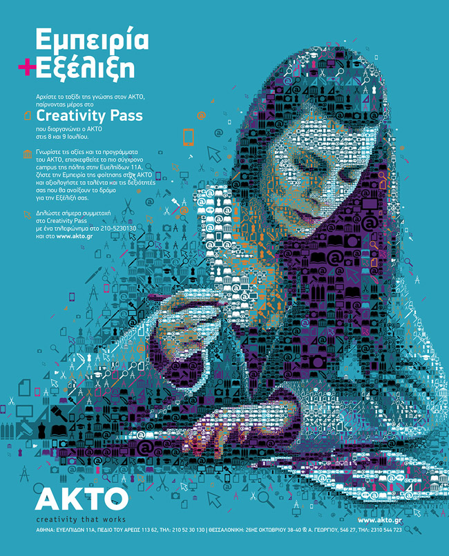 ILLUSTRATION L 00042 Values+ campaign for AKTO College
