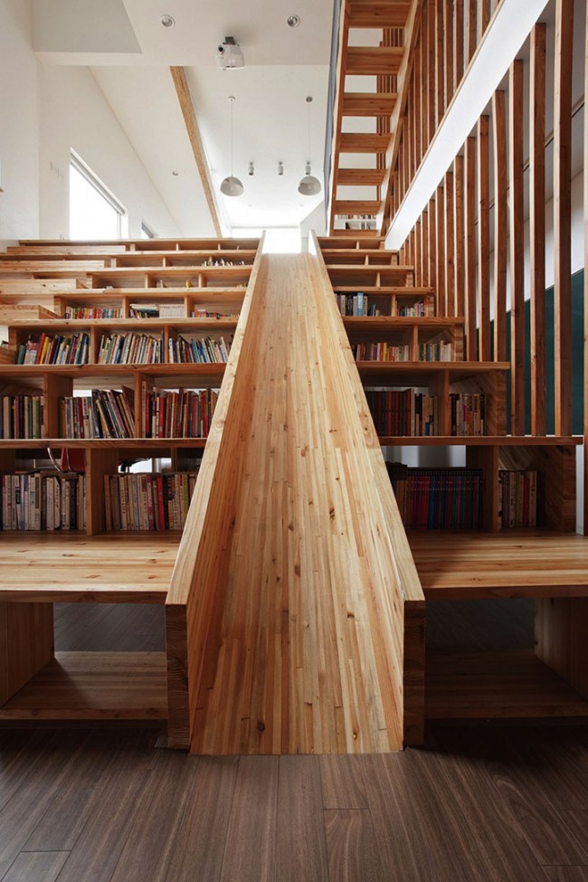 Wooden Slide Library Library Slide by Moon Hoon Moon 1 650x975 Wooden Slide Library