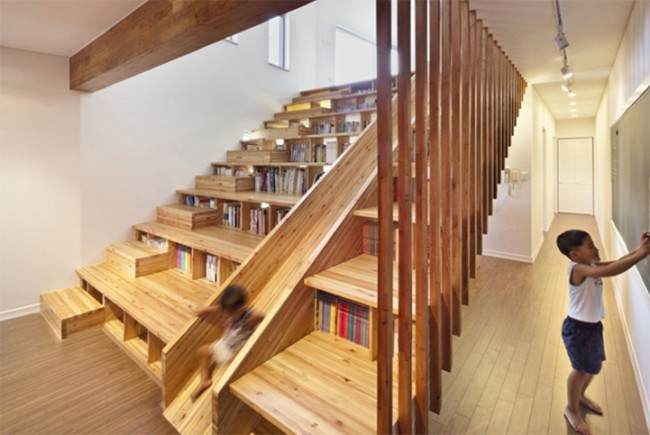 Wooden Slide Library Library Slide by Moon Hoon Moon 4 650x435 Wooden Slide Library