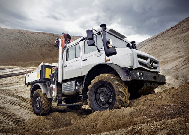 MB Mercedes Benz Debuts Heavy Duty Unimog for 2014