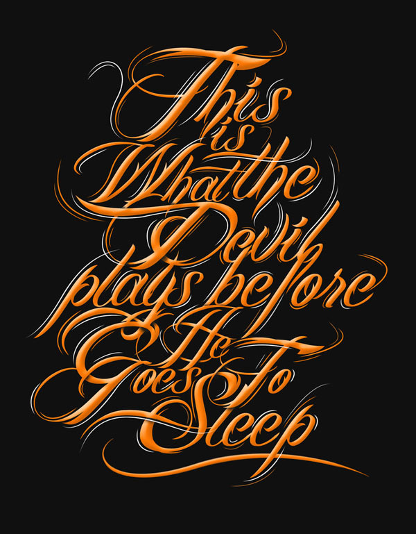 Some Really Crazy Typography Posters New Creative Crazy Typography Design Posters of 2012 4 Some Really Crazy Typography Posters