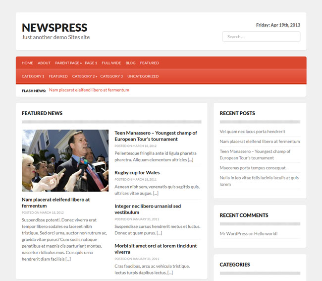20 Great Free WordPress Magazine Themes – 2013 Roundup Newspaper 20 Great Free WordPress Magazine Themes – 2013 Roundup