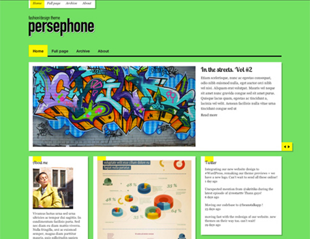 Persephone WordPress Theme Persephone theme Persephone WordPress Theme