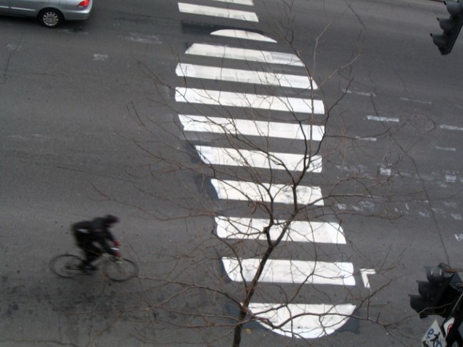 Roadsworth00 650x488 Street Artist Roadsworth