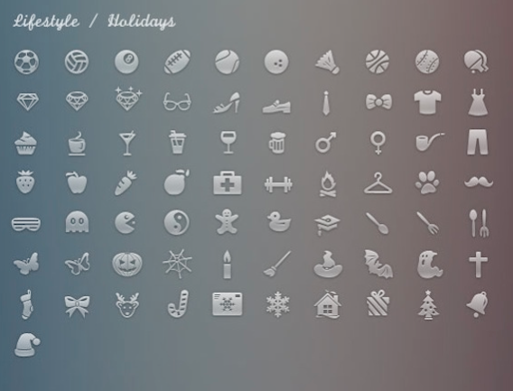 Screen Shot 2013 04 24 at 9.26.34 AM 600+ Handcrafted Icons & Ribbon/Badges Set