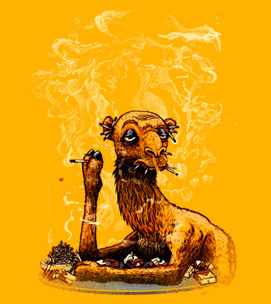 Smoking Dromedary t shirt design by georgeslemercenaire Smoking Dromedary t shirt design by georgeslemercenaire Smoking Dromedary t shirt design by georgeslemercenaire