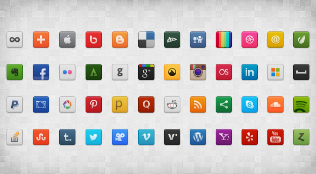 Social Media Icons 12 Free Social Media Icon Sets