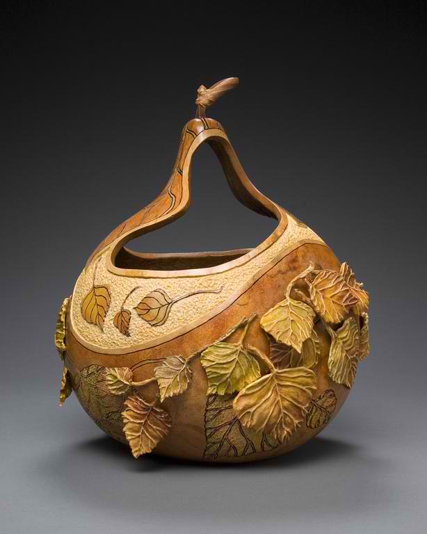 SuperblyAwesomeGourdCarvingArtbyMarilynSunderland7 Superbly Awesome Gourd Carving Art by Marilyn Sunderland