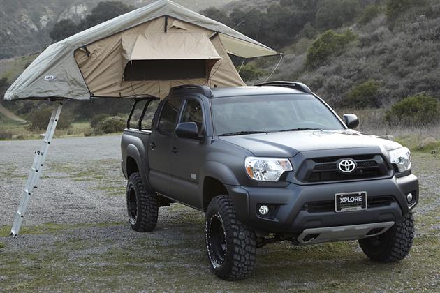 Taco Toyota Tacoma With Built In Camping Tent