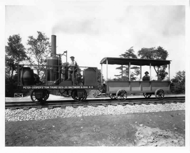 Tom Thumb 3 650x525 Old Photos of Tom Thumb   The First American Built Steam Locomotive