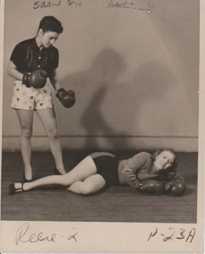 Women boxing 7 Old Photos of Women Boxing
