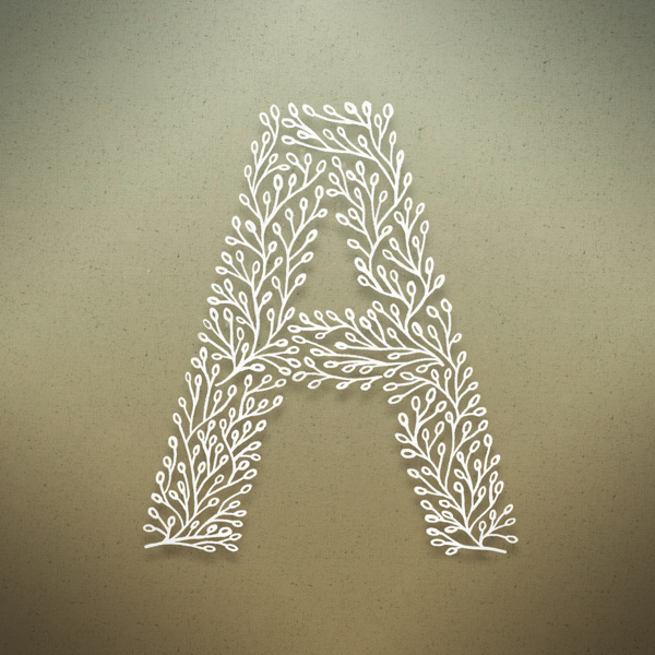 Botanical Alphabet by Seth Mach a Botanical Alphabet by Seth Mach