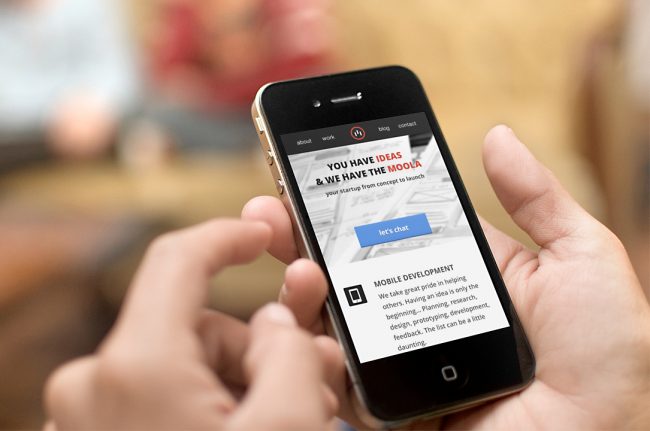 Typography in Mobile Design: Important Aspects and Examples ble landing alternative 650x431 Typography in Mobile Design: Important Aspects and Examples