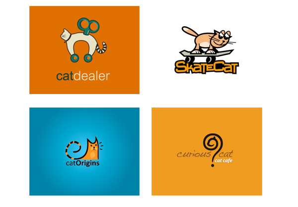 cat logo 30 Cat Based Logo Design for Inspiration