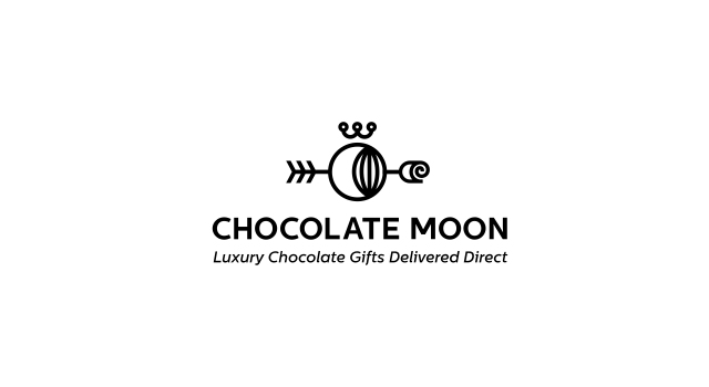 Chocolate Moon logo design, by Utopia chocolate moon gift cacao branding logo identity design by Utopia Chocolate Moon logo design, by Utopia