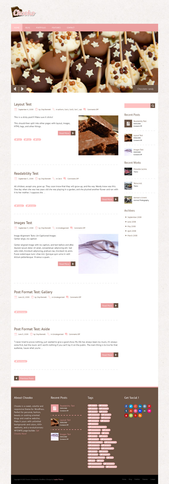 Chooko, Free WordPress Personal Portfolio Theme chooko.premium.free .wordpress.sweet .pnik .brown .personal.portfolio.wp.theme .download Chooko, Free WordPress Personal Portfolio Theme