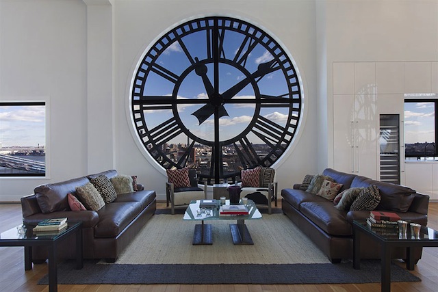 clock tower apartment nyc 02 Clock Tower Penthouse in Brooklyn / New York