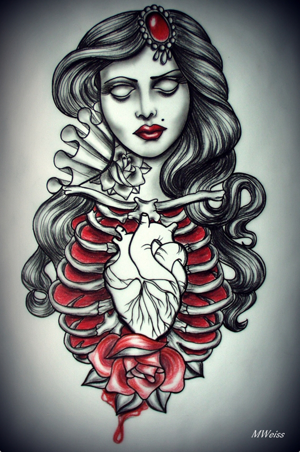 Tattoo Designs by Mariola Weiss dead girl tattoo flash by oldskulllovebymw1 Tattoo Designs by Mariola Weiss