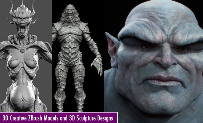 30 Creative ZBrush Models and 3D Sculpture Designs for your inspiration f260 30 Creative ZBrush Models and 3D Sculpture Designs for your inspiration