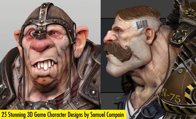 25 Stunning 3D Game Character Designs by Samuel Compain f275 25 Stunning 3D Game Character Designs by Samuel Compain
