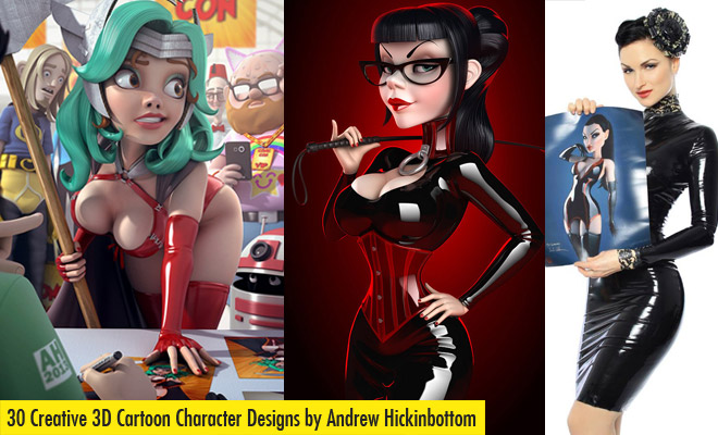 30 Creative 3D Cartoon Character Designs by Andrew Hickinbottom f390 30 Creative 3D Cartoon Character Designs by Andrew Hickinbottom