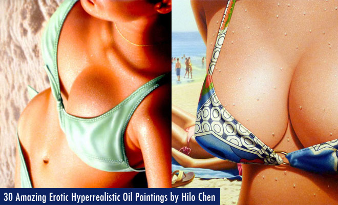 f435 30 Stunning Erotic Hyperrealistic Oil Paintings by Hilo Chen and Robin Eley