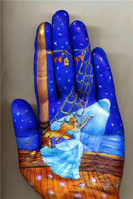 Fairy Tale Like Painting on Own Hand fairy tale like painting on own hand 1 Fairy Tale Like Painting on Own Hand