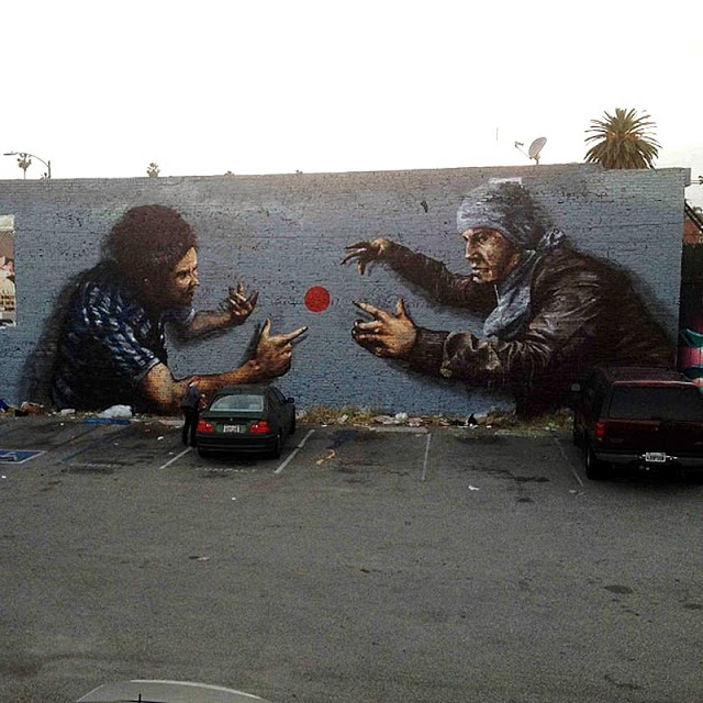 fintan magee LA Murals 03 Streetart: Fintan Magee New Murals In Los Angeles