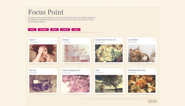 Focus Point Free Photography Blogspot Template focuspoint 650x375 Focus Point Free Photography Blogspot Template