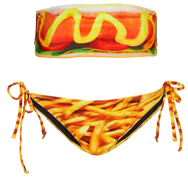 food bikini 2 Hot Dog / Fries Bikini