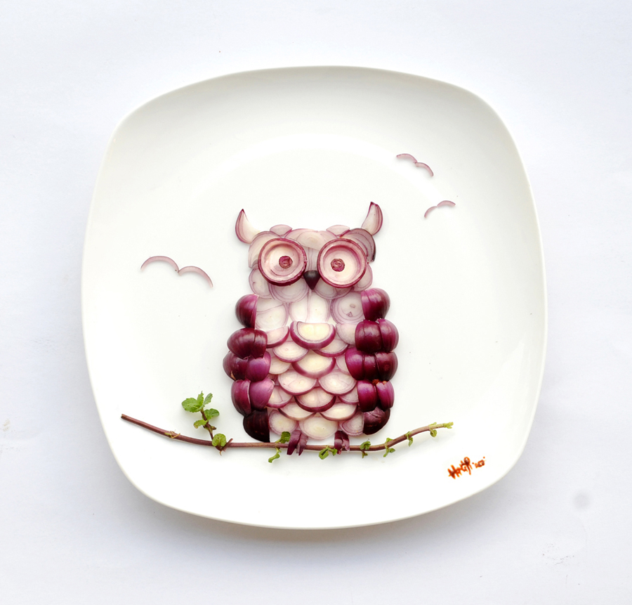 Fun and Creative Food Art by Hong Yi fun and creative food compositions by red hong yi 83 Fun and Creative Food Art by Hong Yi