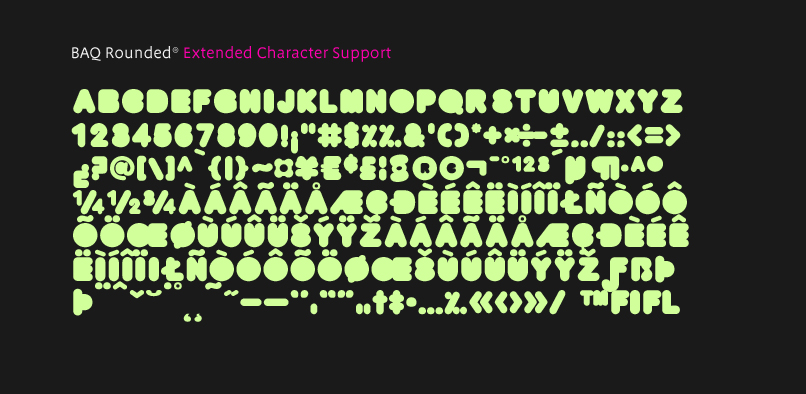 Baq Rounded Font hft033 baq rounded pr3 Baq Rounded Font