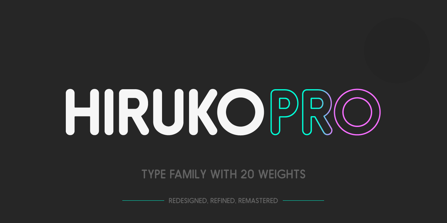 Free Hiruko Pro Font hiruko pro 00 Free Hiruko Pro Font