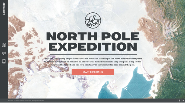 35 Nice Examples of Flat Web Design into the artic111 35 Nice Examples of Flat Web Design