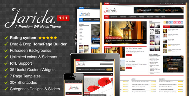 jarida theme Jarida WordPress Theme