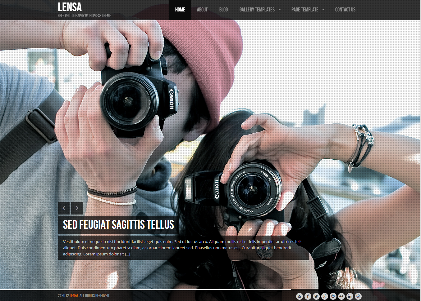 3 Free Responsive WordPress Themes for Photographers lensa slider 3 Free Responsive WordPress Themes for Photographers