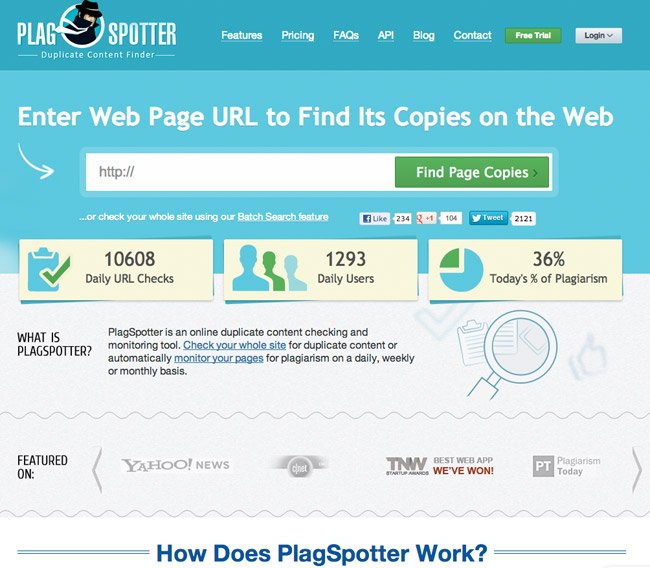 md2 PlagSpotter: Check Your Site For Duplicate Content   50% off!