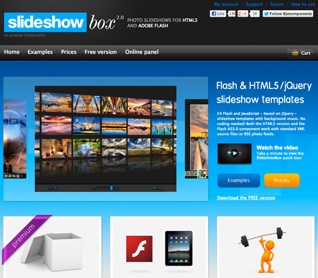 md3 20+ Cutting Edge Photo Slideshow Templates   only $19!