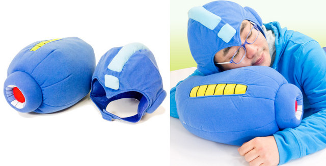 Mega Man Arm Blaster Pillow (Plus Bonus Helmet) mega man pillow costume Mega Man Arm Blaster Pillow (Plus Bonus Helmet)
