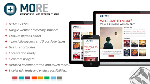 More+ Responsive WordPress Theme more wp theme More+ Responsive WordPress Theme