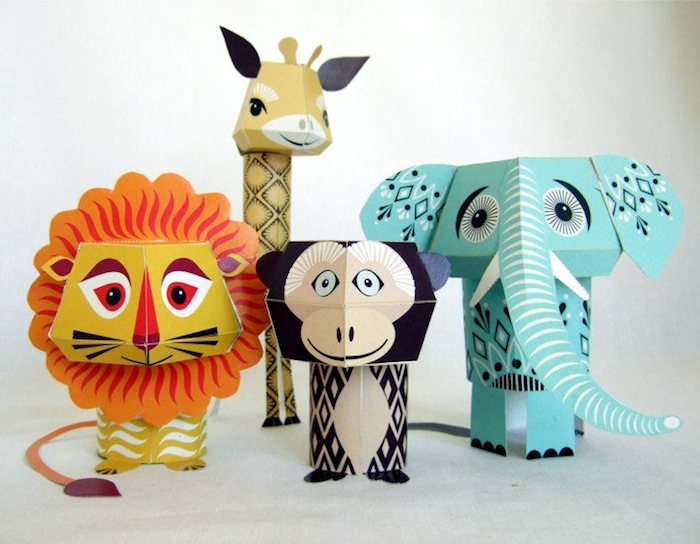 Mibos Adorable Printable Paper Animals paper animals fb Mibos Adorable Printable Paper Animals