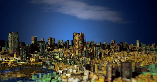 projection mapping mini tokio 01 TOKYO CITY SYMPHONY – Projection Mapping on Miniature Tokyo