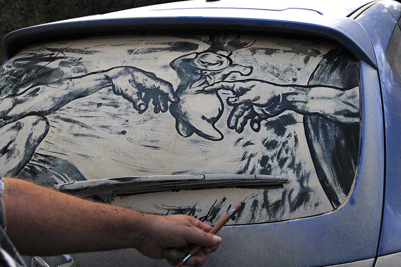 20 Dirty Car Artworks by Scott Wade rapture213 20 Dirty Car Artworks by Scott Wade