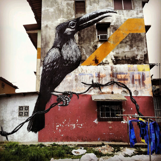 ROA New Murals In Panama City // Panama roa panama mural 02 ROA New Murals In Panama City // Panama