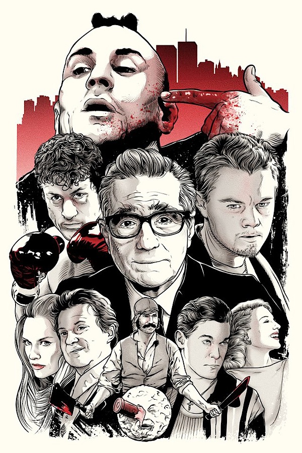 Martin Scorsese Tribute Art Show in New York City scorcese art show 01 Martin Scorsese Tribute Art Show in New York City