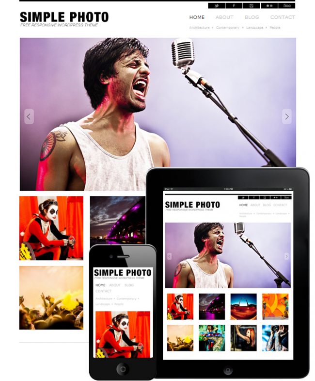 Simple Photo Free Responsive Photoblog Wordpress Theme simple photo theme 650x785 Simple Photo Free Responsive Photoblog Wordpress Theme