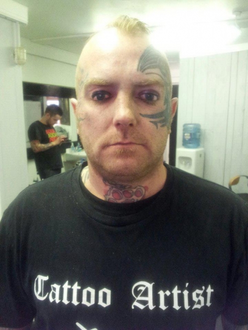 Crazy tattoo of the day small tattooed eyelids Crazy tattoo of the day