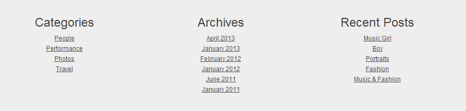 New Free Portfolio WordPress Theme Snaps snaps theme footer widgets New Free Portfolio WordPress Theme Snaps